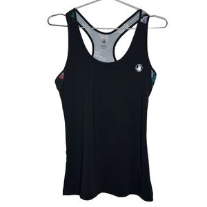 BODY Glove Floral Mesh Racerback Tank Top Athleisure